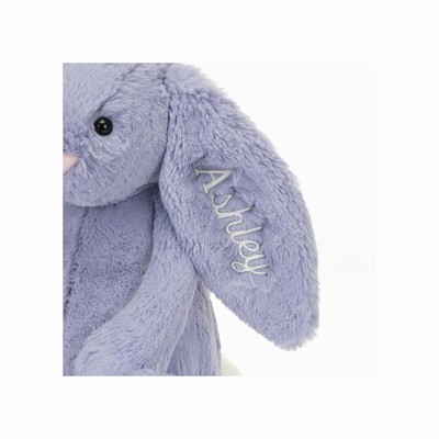 Jellycat Bashful Viola Bunny Medium USA | 57491GZLW